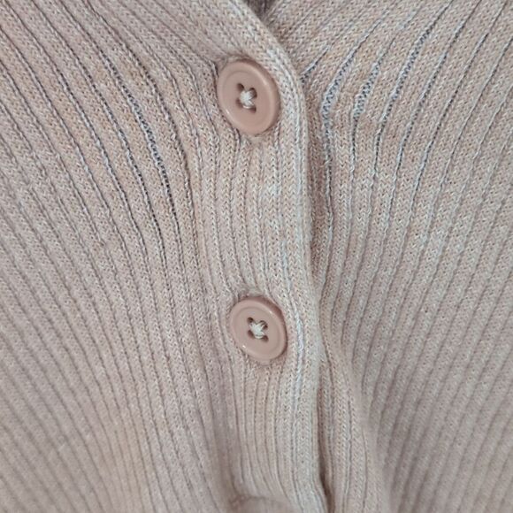 Monrow Rib Polo Sweater - Picture 4 of 9